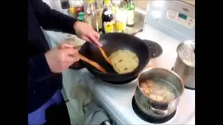 煎葱抓饼 （fry Green Onion pancake) (in Chinese)