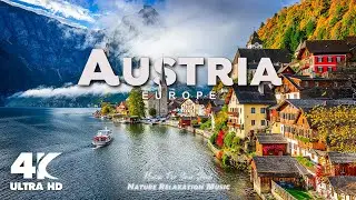 FLYING OVER AUSTRIA (4K UHD) - Amazing Beautiful Nature Scenery - 4K Video Ultra HD