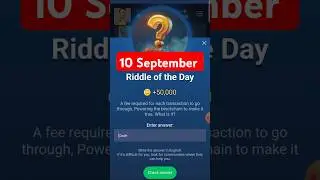 10 September riddle of the day #xempire #riddleoftheday