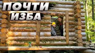 Кладем потолок | ЛЕСНОЙ ДОМ | ИЗБА | FOREST HOUSE | DUGOUT | HUT