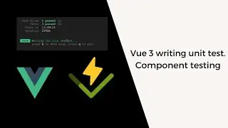 Unit Test in Vue 3 | Automated testing | Vitest