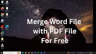 Merge Word file with PDF for free