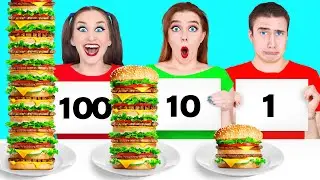 1, 10 or 100 Layers of Food Challenge by Multi DO