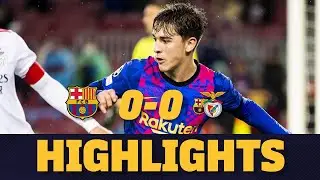 🔵🔴 HIGHLIGHTS | Barça 0–0 Benfica | UEFA Champions League