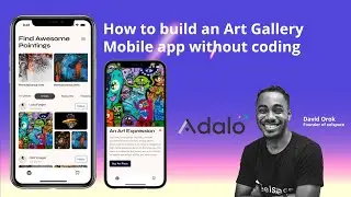 How to create an Art Gallery Mobile App without Coding using Adalo