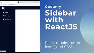 ReactJS Sidebar Tutorial - Beginner Project Using Hooks, Router & Icons