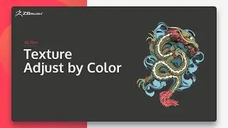 ZBrush 2020 - Texture Adjust by Color