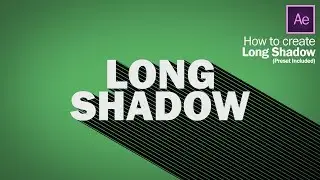 How to create Long Shadow (preset included)