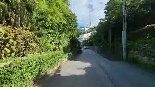 Riding on Harbour Road Headed East In Bermuda