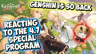 NEW ENDGAME, DAIN QUEST & NATALAN TEASES?! (Genshin 4.7 Special Program Reaction)