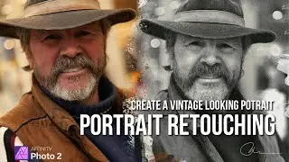 Portrait retouching - Creating a vintage look in Affinity Photo