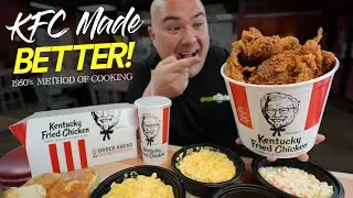 I tried KFC's ORIGINAL Pressure Fryer Method | Guga Foods