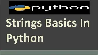 Strings Basics In Python ||  String datatype in python | How to Use Strings in Python