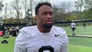 Vanderbilt running back Ray Davis, Kentucky week