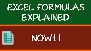 NOW Formula in Excel