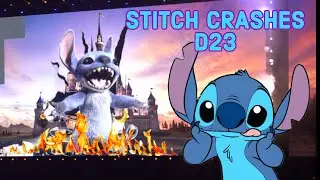 NEW LIVE ACTION STITCH crashes D23 Expo in California