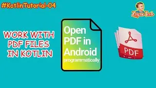 【Kotlin】Open PDF Files from Asset Folder (Android Studio Dolphin) || 