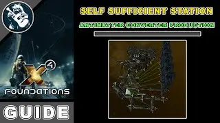 X4 Foundations Station Building Guide: Antimatter Converter Production (Building x4 Guide)