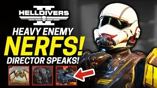 Helldivers 2 - Heavy Enemy NERFS! Director SPEAKS On Toxicity!