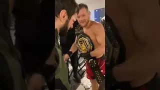 Petr Yan Celebrated with Team Khabib after beating Cory Sandhagen