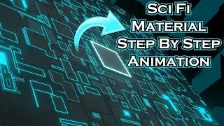 Sci-Fi Material Animation (Neon Circuit Board)- Blender Tutorial