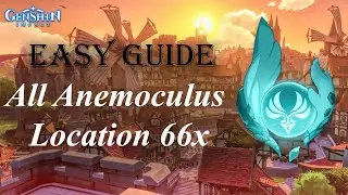 Mondstadt - All Anemoculus Location [Genshin Impact]