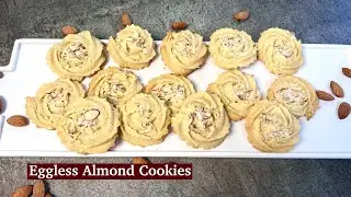 Almond Cookies  without eggs | Cookie Recipe without eggs