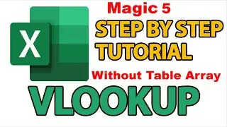 No Table Array? No Problem! Master VLOOKUP Like a Pro #excelforbeginners #excelformula