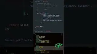 laravel insert data to database using query builder part 6