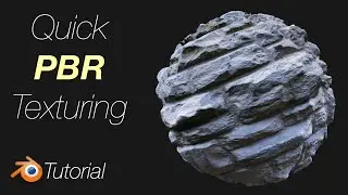 [2.91] Blender Tutorial: PBR Texturing in 3 Minutes for Beginners for Free