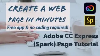 How to create an Adobe Express Web Page - Tutorial