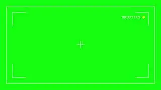 Video Camera Recording 4K Green Screen Effect (Loop)