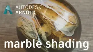 Arnold tutorial - Marble shading in MtoA