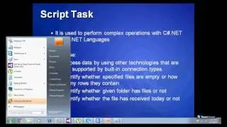 SSIS Part5 - Script Task and Send Mail Task, Web Service Task, XML Task