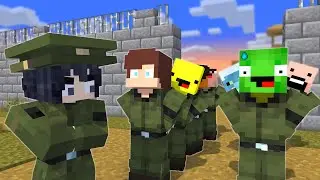 MAIZEN: JJ & Mikey Went to ARMY CAMP?! - Minecraft Animation JJ & Mikey