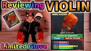 Reviewing Violin Glove in Boxing Glove【Roblox Boxing League】