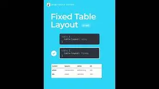 Fixed Table Layout html css js | web development | codechef | react | media query | responsive table