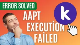 Kodular io AAPT Execution Failed Error Solved | The Compiler Error Output