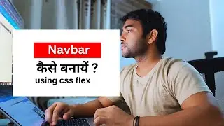 How to create navbar using HTML & CSS Easily ✅ #navbar