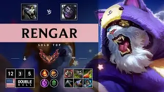 Rengar Top vs Dr. Mundo: Godlike - NA Grandmaster Patch 14.15