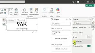 Power BI  | Power Query Custom Column | Measure & Calendar Table | UFO Sightings Dataset | Video 1