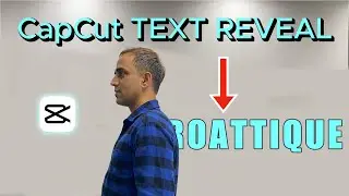 How to Create a Text Reveal Effect in CapCut