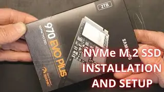 Installation Tutorial For NVMe M.2 SSD Solid State Drive With MSI Expander-z Gen 4 Card 970 EVO Plus