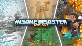 Insane Disasters Addon Showcase | Minecraft Marketplace Addon (Pocket Edition, PC, Console)