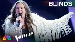 Jacquie Roar Earns Four Chairs with Gretchen Wilsons Here for the Party | The Voice Blinds | NBC