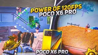 AGGRESSIVE GAMEPLAY🔥 ☠️|| POCO X6 PRO PUBG | POCO X6 PRO PUBG TEST | POCO X6 PRO BGMI