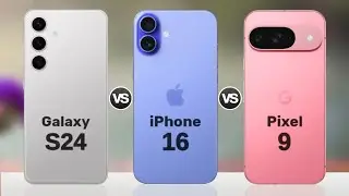 Samsung Galaxy S24 vs Apple iPhone 16 vs Google Pixel 9