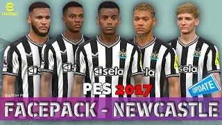 PES 2017 PATCH - NEWCASTLE FACEPACK 2024