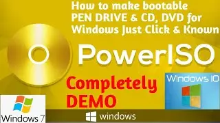 Power ISO Software Download & Install On Your Computer   Create Bootable USB Pen Drive & DVD CD