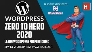 wordpress tutorials in hindi || wordpress zero to hero in hindi  Ep#13 || worpress page builder